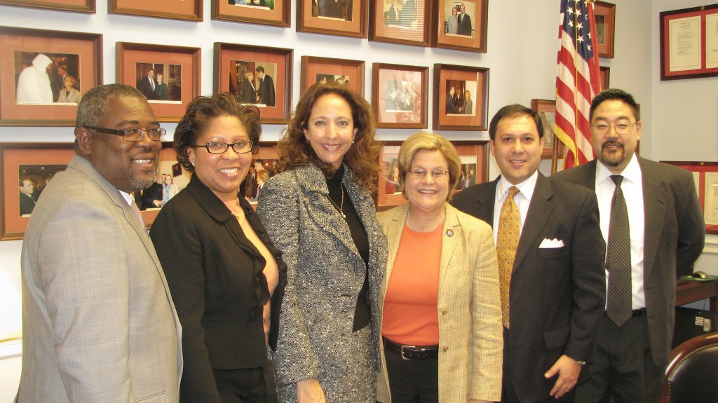 Dahlia Walker-Huntington In Washington DC with Congresswoman Ileana Ros-Lehtinen (R-Fla), lobbying for immigration reform 2010